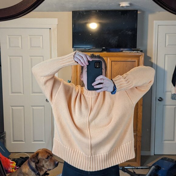 Light orange(creamsicle) Sweater - Picture 1 of 7